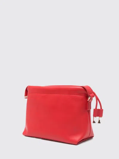 A.p.c. Ninon Mini Structured Side Drawstring Handbag In Red