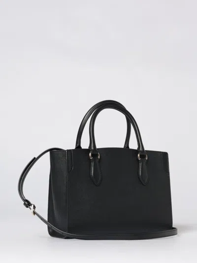 Michael Kors Becca Leather Handbag Structured Silhouette Hardware In Black