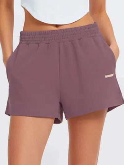 Barrow Elasticated Shorts In Purple