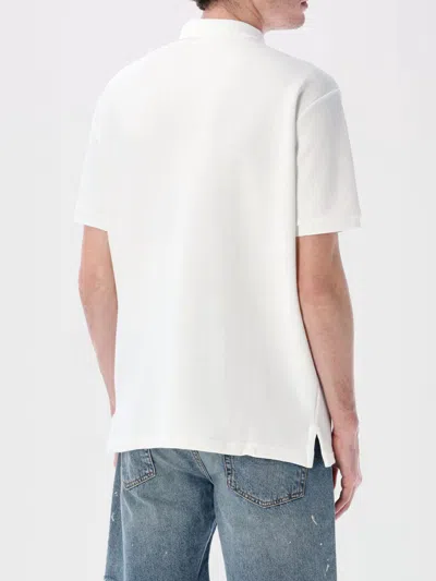 Polo Ralph Lauren Cotton Polo Shirt With Frontal Embroidered Logo In White