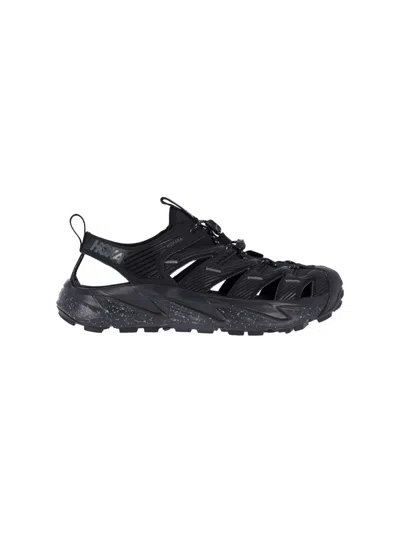 Hoka One One Black Hopara Technical Sandals In Multi