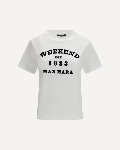 Max Mara Graphic T-shirt In White