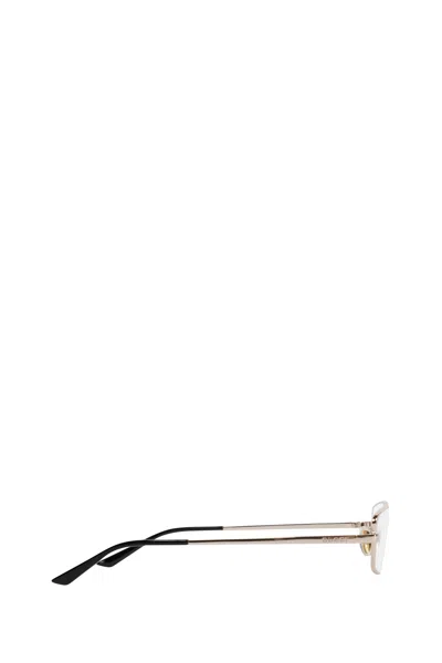 Gucci Rectangular Frame Eyeglasses In Neutral