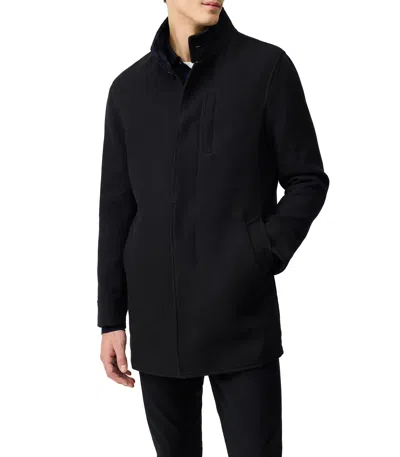 Rodd & Gunn Cain Flat Coat In Black