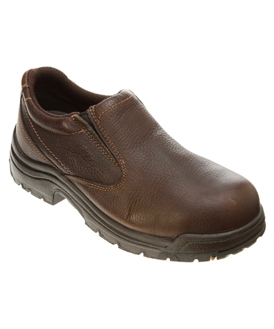 Timberland Men&#39;s Pro-titan&#174; Slip-on Safety Toe Work Shoes' In Camel Brown Oiled