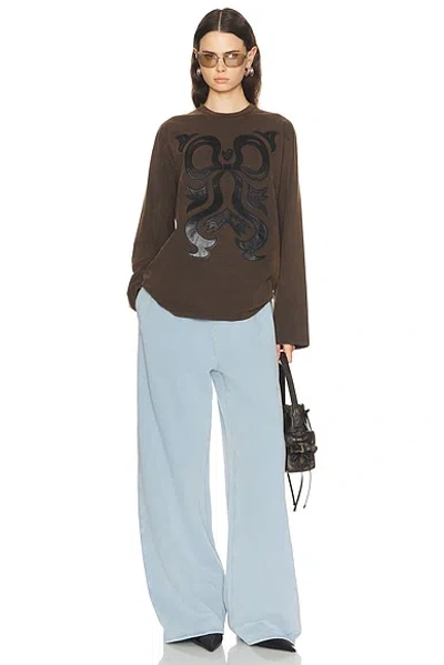 Acne Studios Washed Sweatpants In Blue