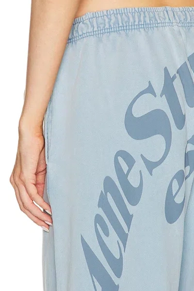 Acne Studios Washed Sweatpants In Blue