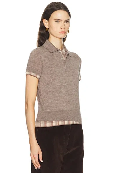 Acne Studios Kalissa Top In Neutral