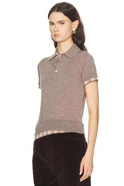 Acne Studios Kalissa Top In Neutral