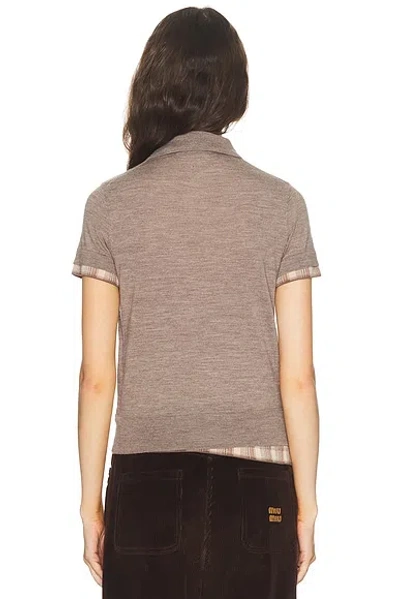 Acne Studios Kalissa Top In Neutral