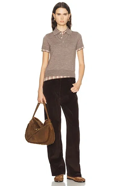 Acne Studios Kalissa Top In Neutral
