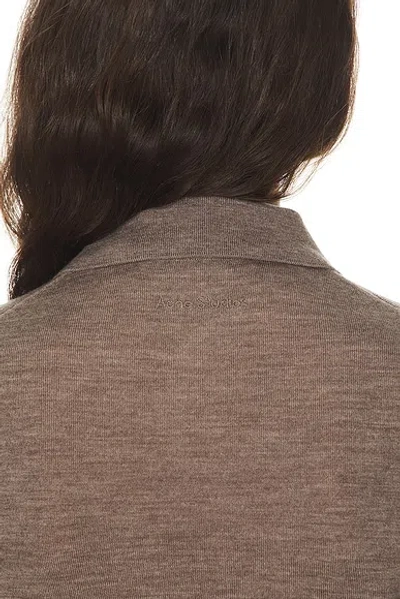 Acne Studios Kalissa Top In Neutral