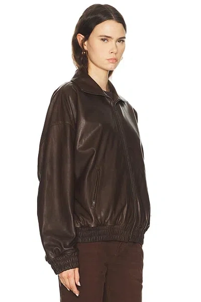 Acne Studios Lemmy Jacket In Brown