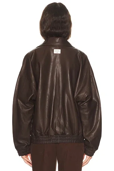 Acne Studios Lemmy Jacket In Brown