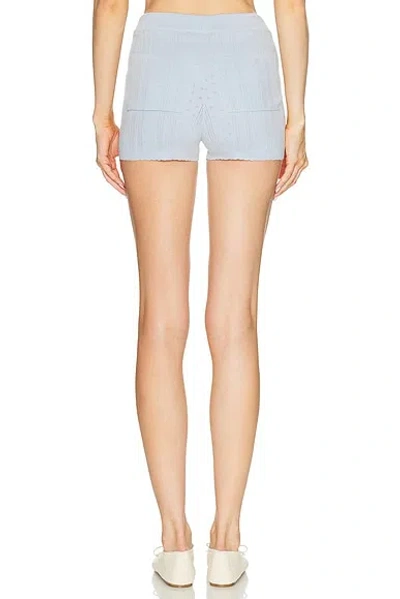 Amiya Mina Short In Blue