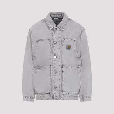 Carhartt Double Layer Front Jacket Collared Design In Gray