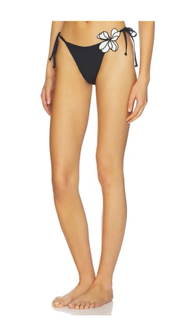 L*space Lspace Levy Bitsy String Bikini Bottoms In Black