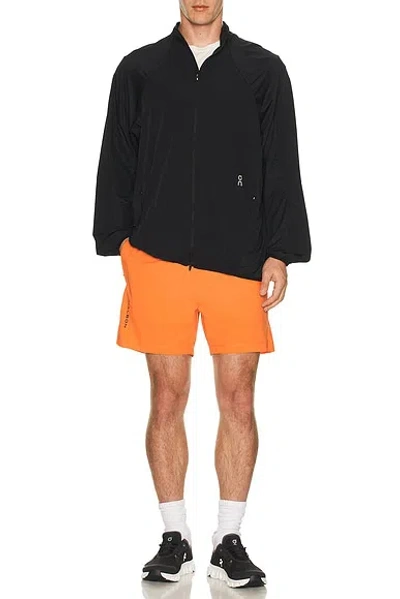 Malbon Golf Performance Poly Tech Short In Orange