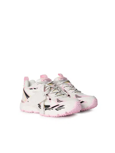 Off-white Multicolor Polyester Athletic Sneakers In Multi