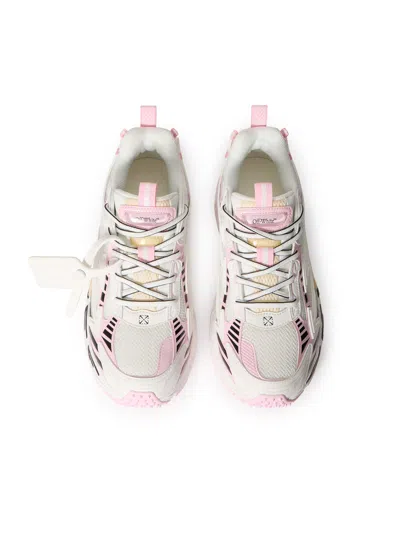 Off-white Multicolor Polyester Athletic Sneakers In Multi