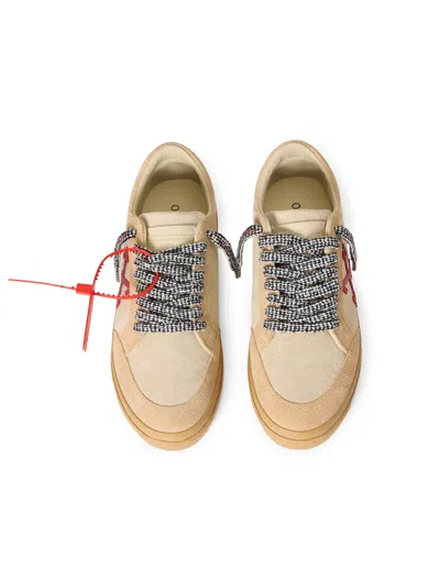 Off-white Vulcanized Low Suede Sneakers In Multi