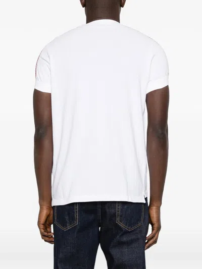 Dsquared2 Striped T-shirt In White