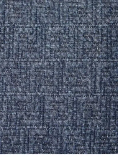 Fendi Brunello Cucinelli Striped Cotton T-shirt In Blue