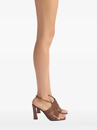 Giuseppe Zanotti Jane Sandalen Mit Eckiger Kappe In Brown