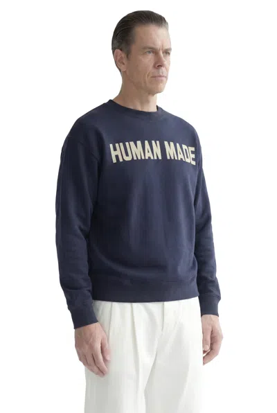 Human Made Wide Sweatshirt In Blue