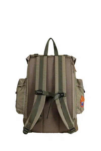 Human Made Multi Patch Backpack In Green