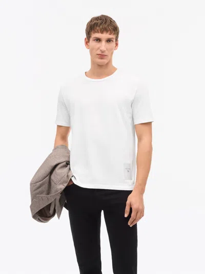Tiger Of Sweden Jake Boxig T-shirt I Bomull In White