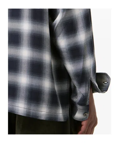 Our Legacy Every Shirt Reno Cowboy Relaxedfit Checked Viscose Shirt In Black