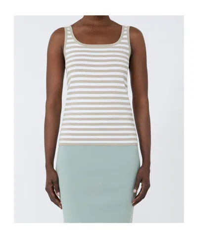 Max Mara Sleeveless Pullover In Neutral