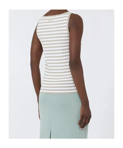Max Mara Sleeveless Pullover In Neutral
