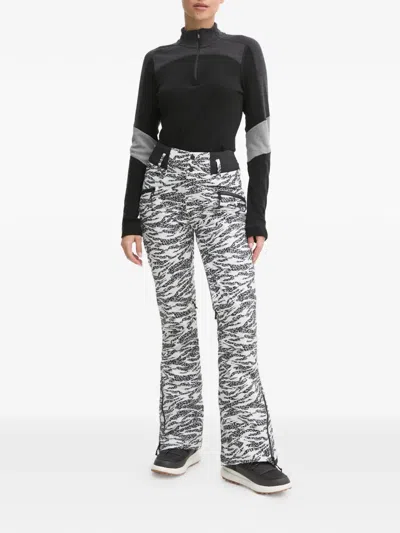 Burton Animal-pattern Ski Pants In Gray