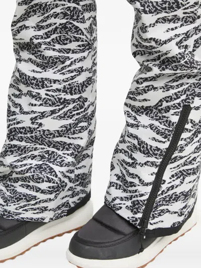 Burton Animal-pattern Ski Pants In Gray