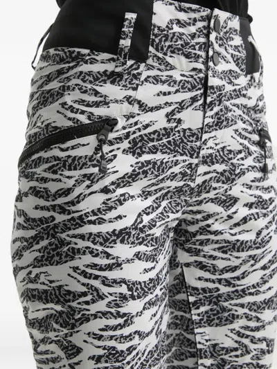 Burton Animal-pattern Ski Pants In Gray