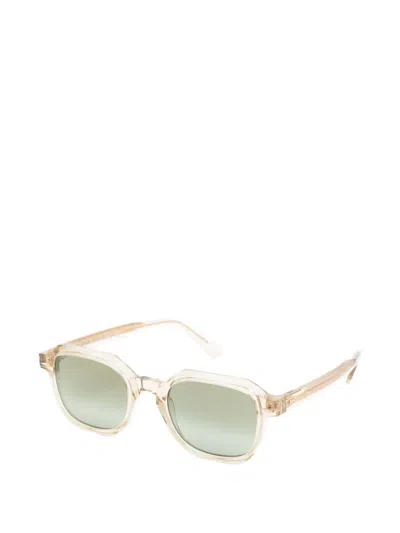 Ahlem Rectangle-frame Sunglasses In Green