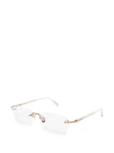 Matsuda Square-frame Glasses In Neutral