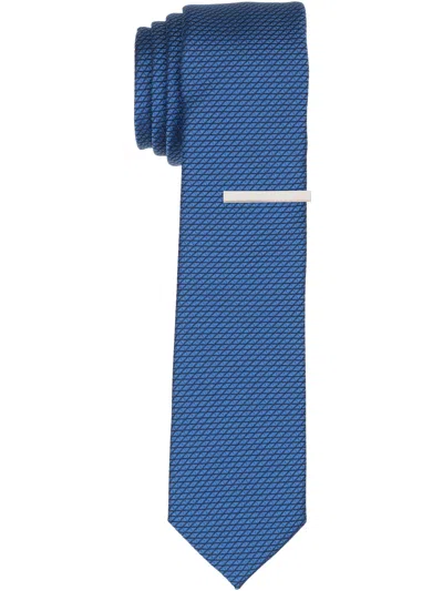 Perry Ellis Men's Solid Plain Weave Micro Slim Tie In Pink