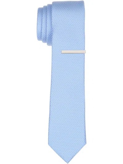 Perry Ellis Men's Solid Plain Weave Micro Slim Tie In Pink