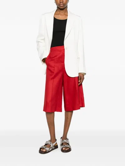 P.a.r.o.s.h Notched Lapel Blazer In White