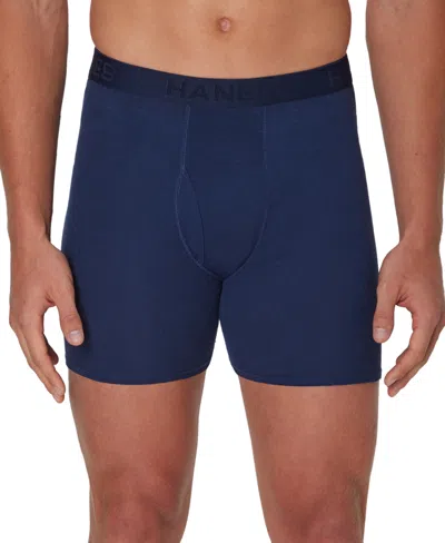 Hanes Men's Ultimate Solid Boxer Briefs, 4-pack In Multi