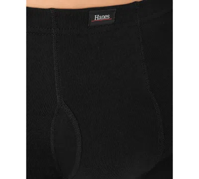 Hanes Men's Ultimate Solid Cotton Boxer Briefs, 4-pack In Multi