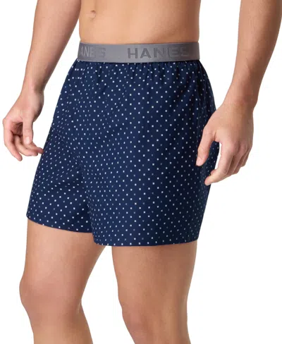 Hanes Men's Ultimate Woven Boxers, 4-pack In Multi