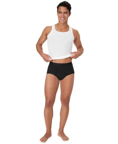 Hanes Men's Ultimate Comfort Blend Briefs, 4-pack In Multi