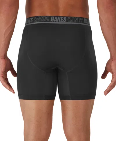 Hanes Men's Performance Boxer Briefs, 3-pack In Multi