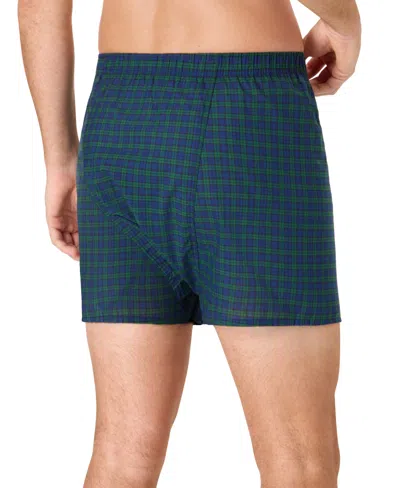 Hanes Men's Ultimate Printed Woven Boxers, 4-pack In Multi