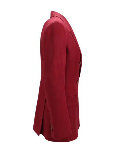 P.a.r.o.s.h Red Double-breasted Jacket In Red