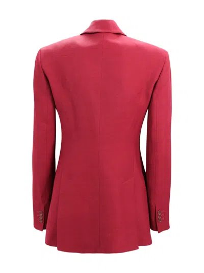 P.a.r.o.s.h Red Double-breasted Jacket In Red